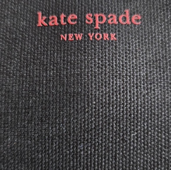 KATE SPADE Women's Satchel Box Bag Black w Red Leather - Picture 9 of 10